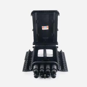 New Product wall pole mounted 288 core fiber optic splice closure horizontal Fiber Optic Access Terminal Closure 4 inlet 4 outlet
